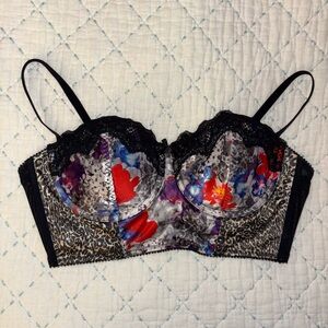 Kardashian Kollection Intimates Bustier Bra Top 36C NWOT